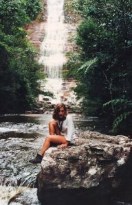 Cascada en la Gran Sabana venezolana. Febrero de 1993.