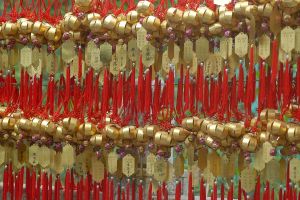 Deseos en el templo Sik Sik Yuen Wong Tai Sin de Hong Kong.