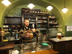 Pub Na Parkánu, Pilsen, Chequia.