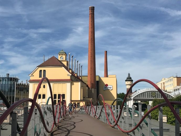 Fábrica de cerveza Pilsner Urquell, Pilsen, Chequia.