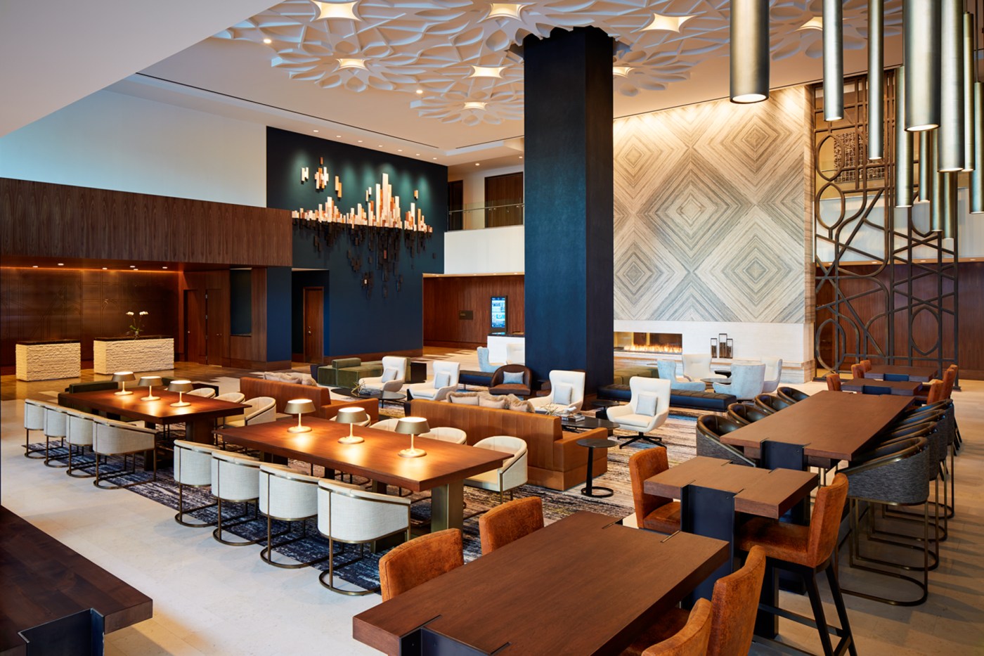 Lobby del Loews Chicago. Foto: Cortesía Loews Chicago.