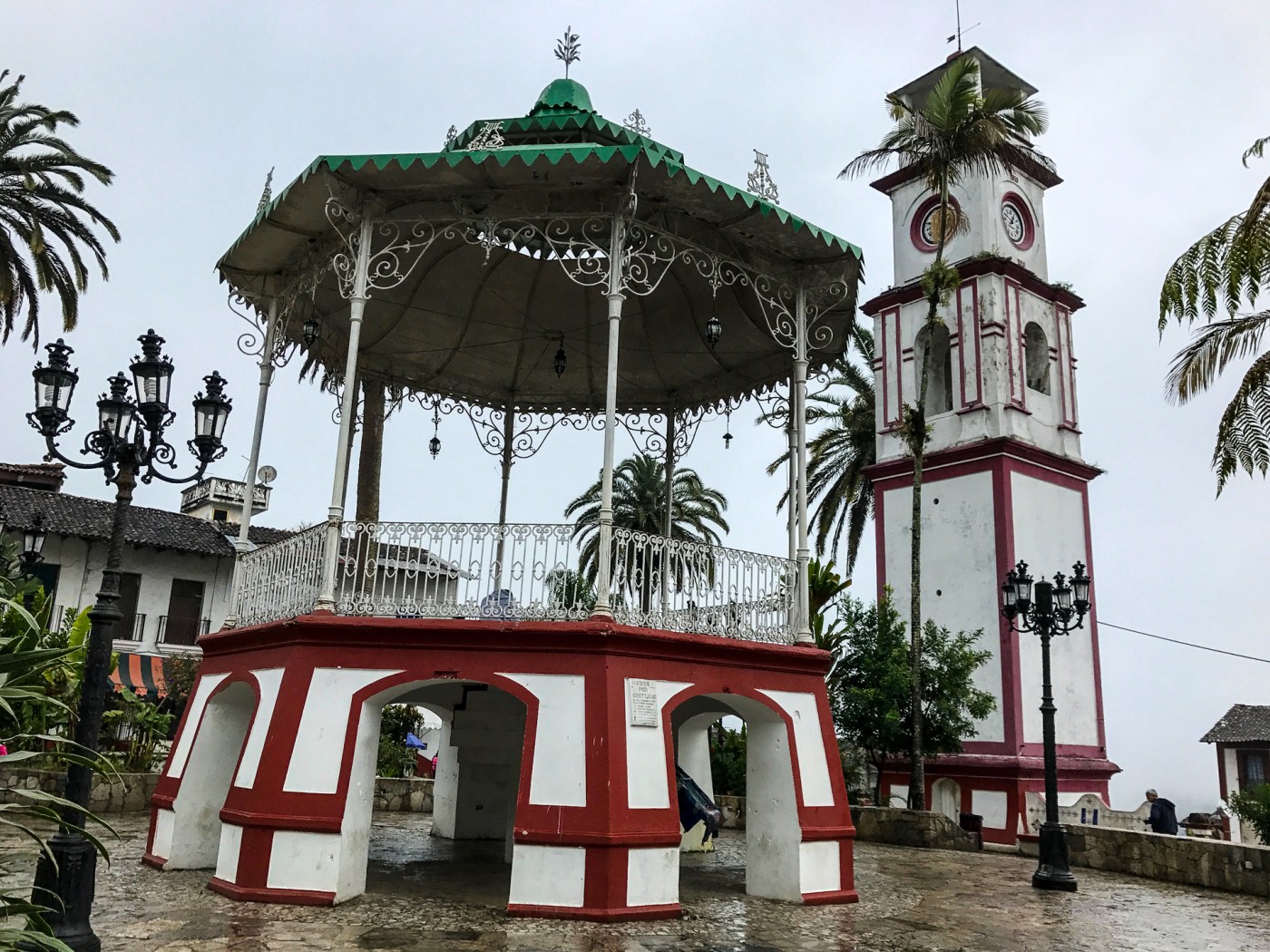 Zócalo de Cuetzalan, Puebla, México.