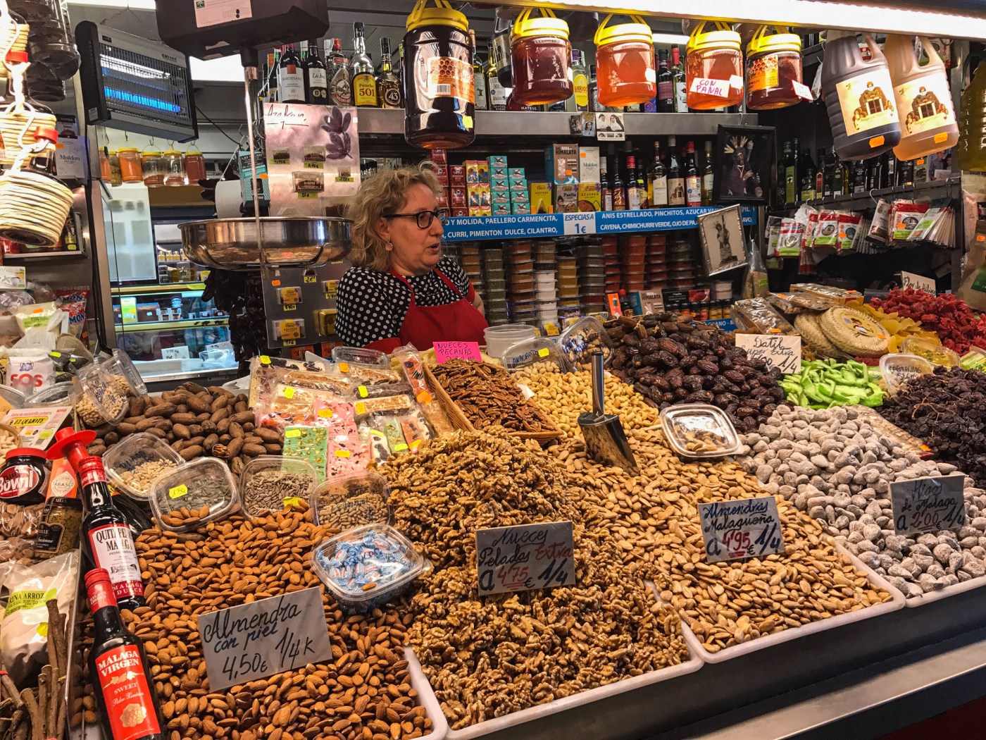 Mercado de Atarazanas, Málaga, España.