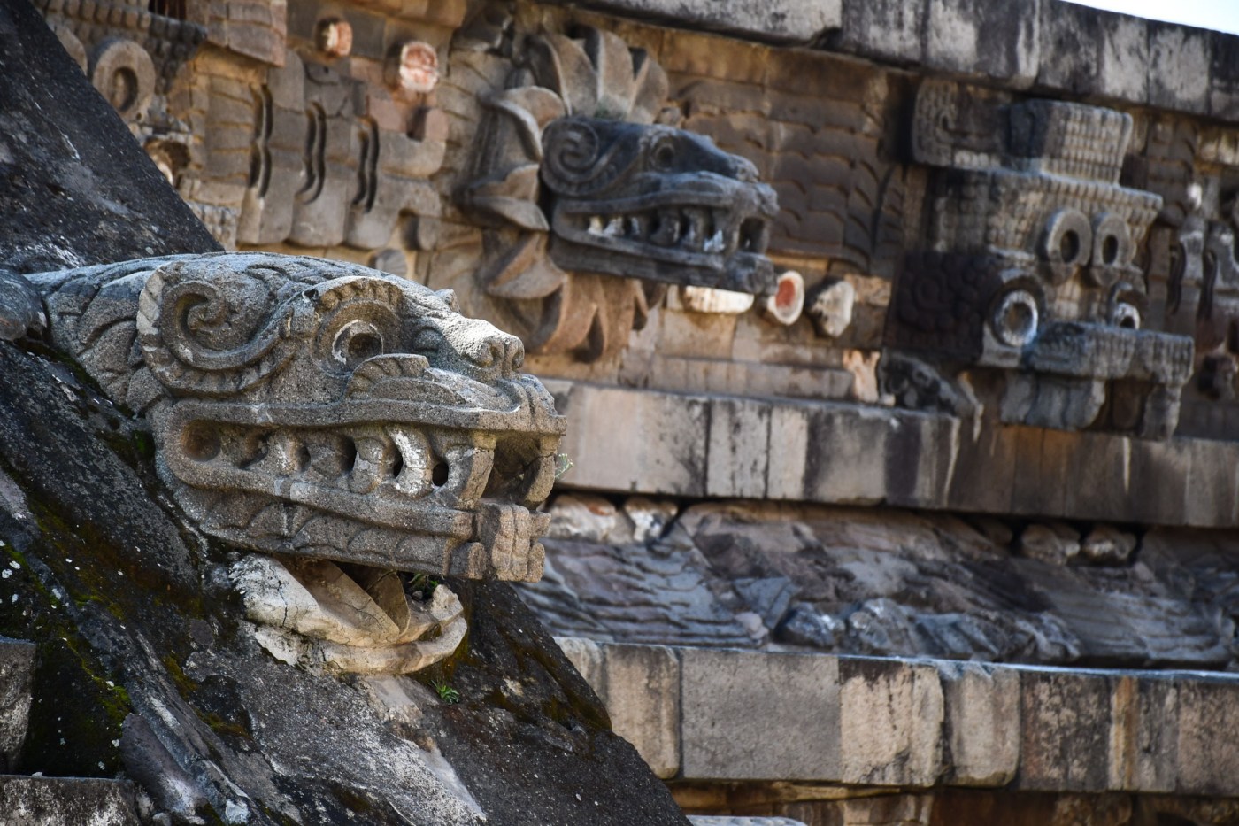 Templo de Quetzalcóatl, Teotihuacán, México.